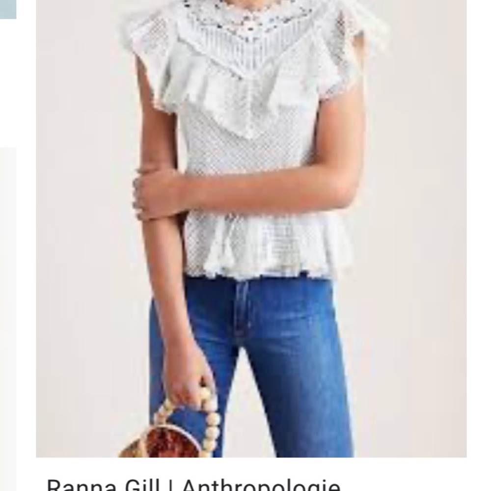 Ranna‎ Gill for Anthropologie lace top